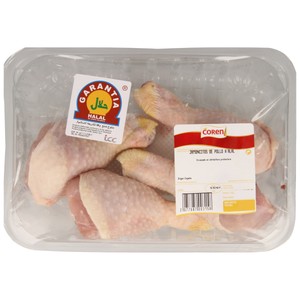 Imagen de COREN Jamoncitos de pollo, con hueso y piel y certificación Halal Bandeja