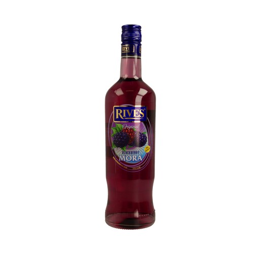 RIVES Licor de mora sin alcohol RIVES botella de 70 cl.
