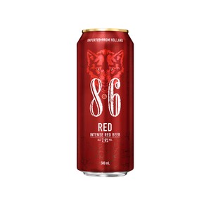 Imagen de 8.6 Cerveza Intense Red. lata 50 cl.