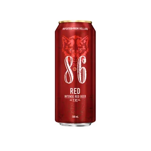 8.6 Cerveza Intense Red. lata 50 cl.