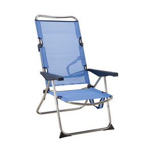 Imagen de Silla de playa de aluminio y textileno, 73x64x105 EREDU.