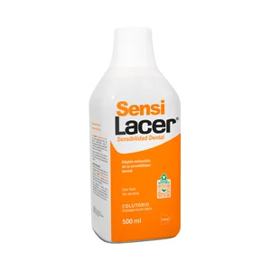 LACER Enjuague bucal de uso diario, que ayuda a reducir la sensibilidad dental LACER Sensi 500 ml.