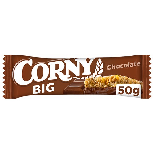 CORNY BIG Barrita cereales con chocolate 2 x 50 g.