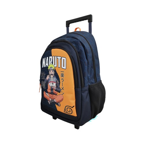 Mochila con ruedas 2 compartimentos. NARUTO