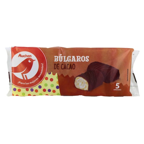PRODUCTO ALCAMPO Búlgaros al cacao 5 uds. 175 g.