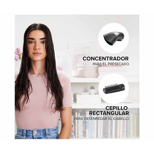Cepillo moldeador de aire BELLISSIMA My Pro GH18 1100, revestimiento de cerámica, 5 accesorios.