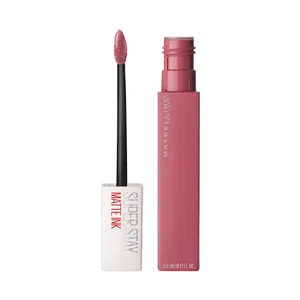 MAYBELLINE Super stay matte ink  tono 015 Lover Barra de labios con acabado mate y de larga duración.