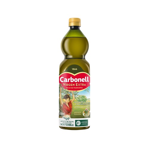 CARBONELL Aceite de oliva virgen extra botella 500 ml.