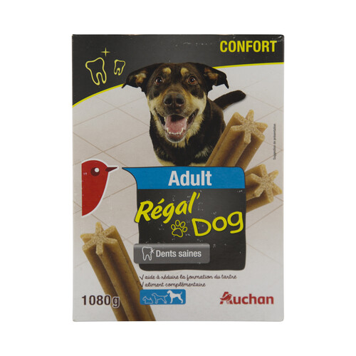 PRODUCTO ALCAMPO Snacks dental para perros adultos talla grande PRODUCTO ALCAMPO 28 uds. 1080 g.