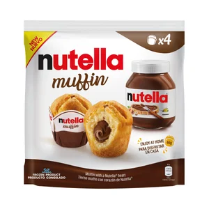 NUTELLA Muffin (magdalena) congelado con corazón de nutella 4 uds.