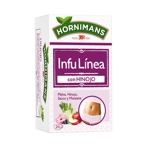 Imagen de HORNIMANS Infusión infu linea de manzana, malva y saúco 20 uds. 30 g.