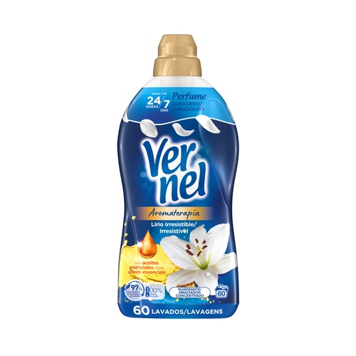 VERNEL Suavizante at azul 60 lav 1,080 l.