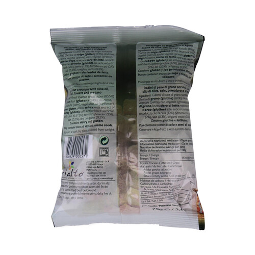 PICAGRILL Picatostes con aceite de oliva tomate y orégano PICAGRILL 75 gr,