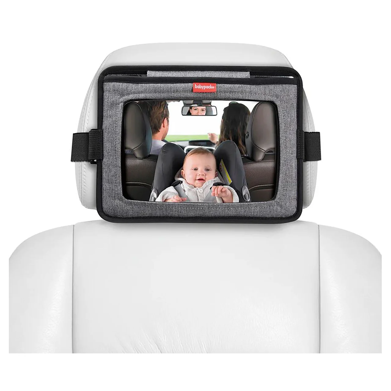 Funda espejo y tableta para bebés.