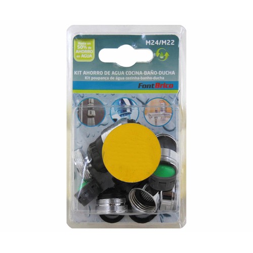Kit de atomizadores para grifos de cocina, baño y ducha FONTBRICO 3 unidades.
