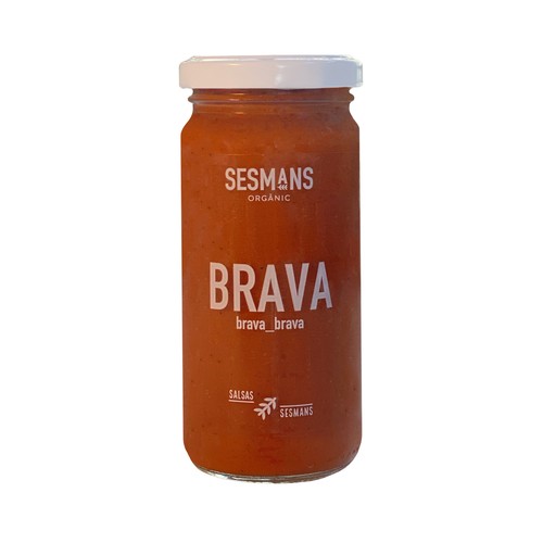 SESMANS ORGANIC Salsa brava bio ecológica SESMANS ORGANIC 240 ml.