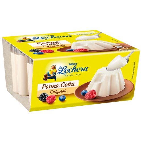 LA LECHERA Pannacotta sabor original 4 x 100 g.