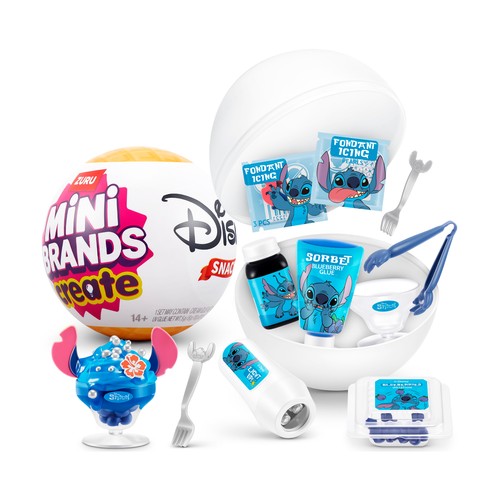 ZURU Cápsula Sorpresa Coleccionable Mini Brands, Disney Snacks Create +6 Años