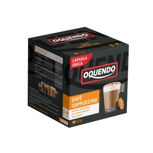 Imagen de OQUENDO Café en cápsulas cappuccino 12 uds.