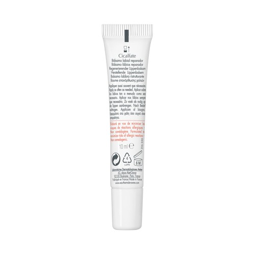 THERMALE AVÉNE Cicalfate Bálsamo calmante y nutritivo para labios agrietados e irritados 10 ml.