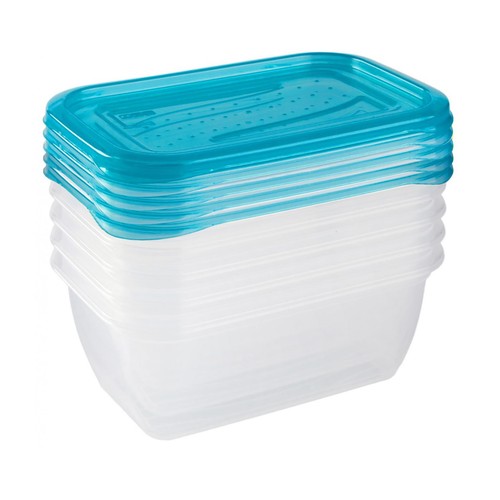 Set de 5 herméticos, 500ml.