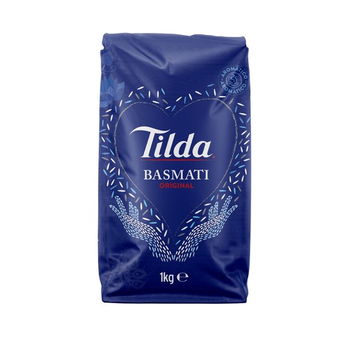 TILDA Arroz basmati original paquete de 1 kg.