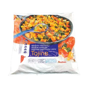 AUCHAN Salteado de verduras para tajine 750 g. Producto Alcampo