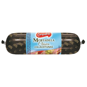 Imagen de CAMPOFRÍO Mortadela siciliana clásica con aceitunas CAMPOFRÍO 330 g.