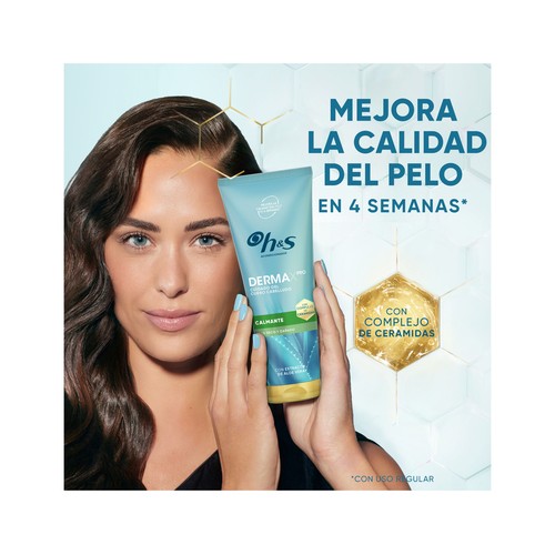 H&S Derma xpro Acondicionador calmante para cabello seco y dañado 220 ml.