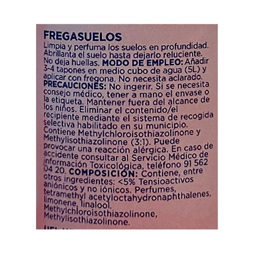 EKOSAN Fregasuelos aguas mediterráneo 1,5 litros