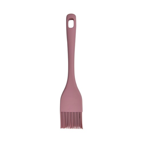 Pincel de cocina de silicona color rosa, 20,5cm. ACTUEL.