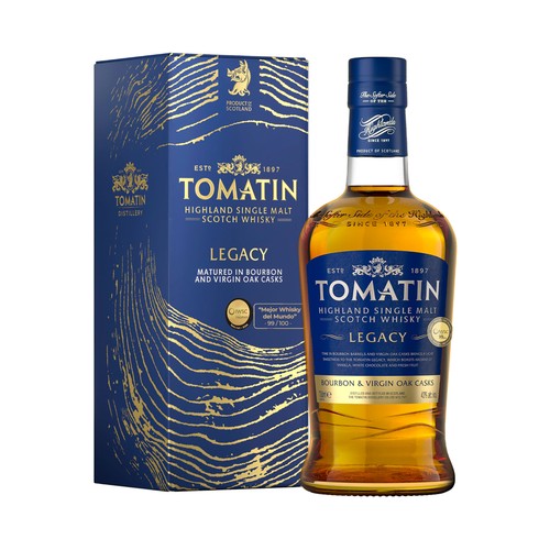 TOMATIN Legacy Whisky single malt escocés botella 70 cl.