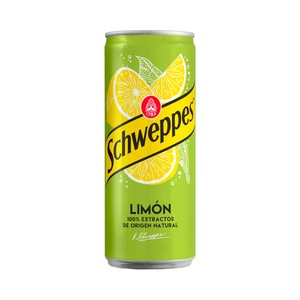 SCHWEPPES Refresco de limón lata de 33 cl.
