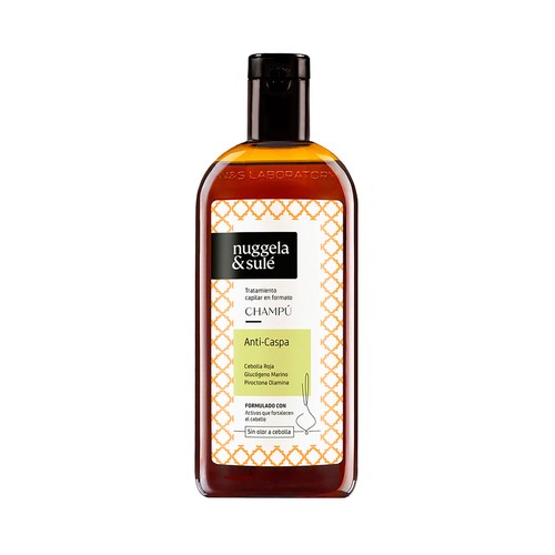 NUGGELA & SULÉ Champú anticaspa, que estimula el crecimiento del cabello 250 ml.