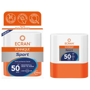 ECRAN Sunnique sport Protector solar facial en stick con FPS 50 (muy alto) 10 ml.