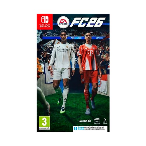 EA Sports FC26, NINTENDO SWITCH. PEGI +3