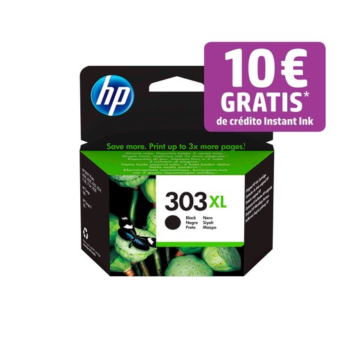 Cartucho de tinta original HP 303XL T6N04AE, negro..