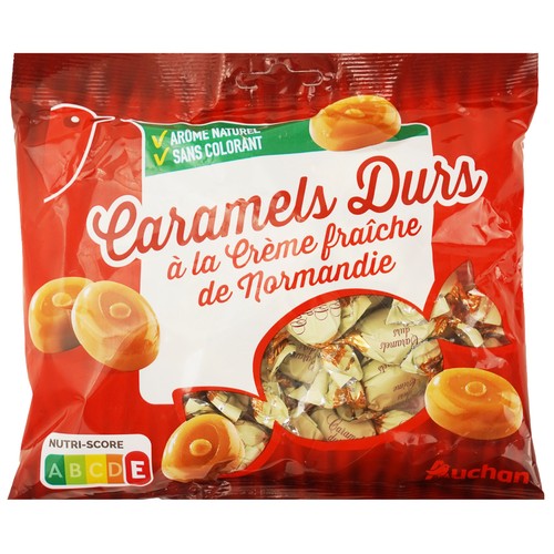 PRODUCTO ALCAMPO Caramelos duros con nata 175 g.