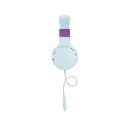 Auriculares tipo diadema para niños QILIVE Q.1094 lila/azul, con cable