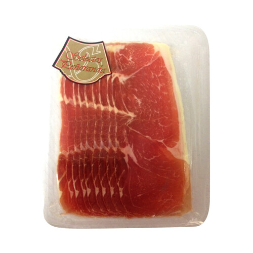 Jamón de cebo ibérico (50% raza ibérica), cortado en lonchas SELECTOS PEÑARANDA 150 g.