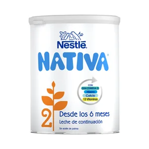 NATIVA 2 de Nestlé Leche (2) de continuación a partir de los 6 meses 800 g.