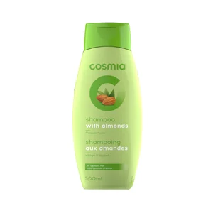 COSMIA Champú de uso frecuente con extracto de almendras, para todo tipo de cabellos COSMIA 500 ml.