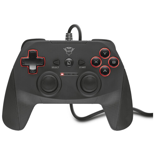 Mando gaming TRUST GXT 540 Yula, 13 botones, 2 joysticks, cable 3m., Compatible PC / PS3.