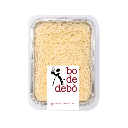 BO DE DEBÓ Lasaña de carne, lista para calentar y comer BO DE DEBÓ 450 g.
