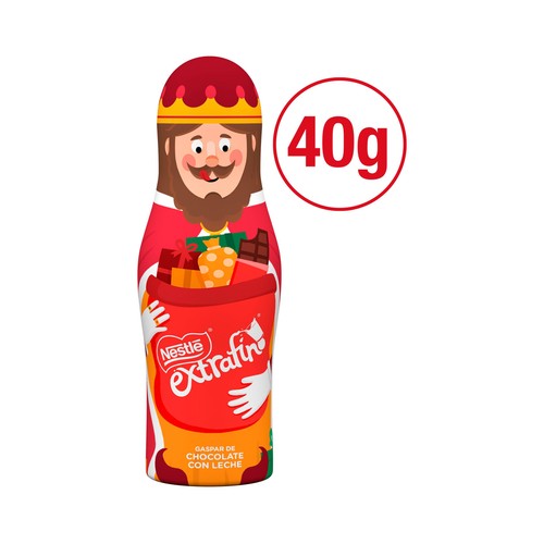 NESTLÉ Figurita de chocolate de los Reyes Magos Extrafino 40 g.
