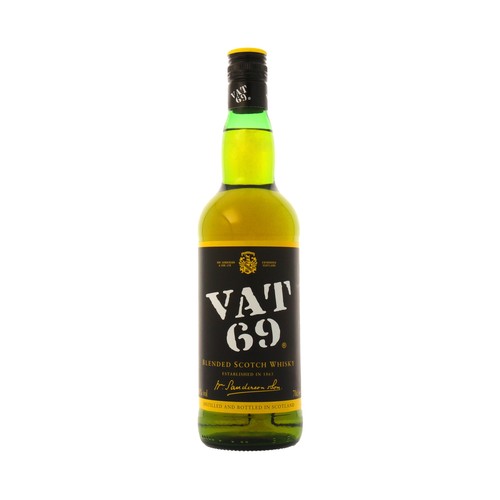 VAT 69 Whisky blended escocés botella 70 cl.