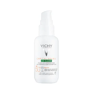 VICHY Capital soleil Fluido protector facial anti-imperfecciones con FPS 50+ (muy alto) 40 ml.