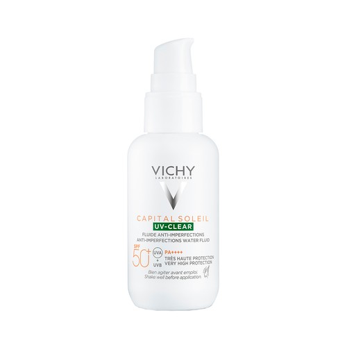VICHY Capital soleil Fluido protector facial anti-imperfecciones con FPS 50+ (muy alto) 40 ml.