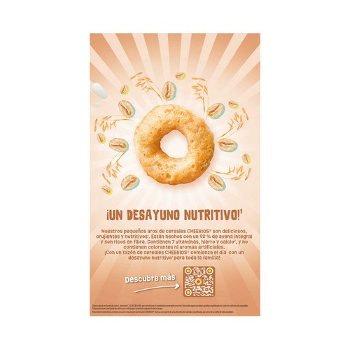 CHEERIOS Cereales de avena 500 g.