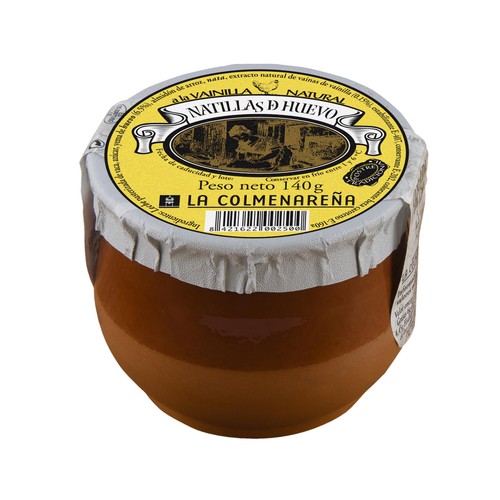 LA COLMENAREÑA Natillas de huevo con sabora a vainilla LA COLMENAREÑA 140 g.